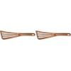 Mercer Culinary Hell’s Tools Hi-Heat Slotted Spatula, 12 Inch x 3.5 Inch, Green(Brown)