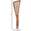 Mercer Culinary Hell’s Tools Hi-Heat Slotted Spatula, 12 Inch x 3.5 Inch, Green(Brown)