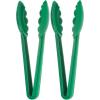 Mercer Culinary Hell’s Tools Hi-Heat Utility Tongs, 9.5 Inch, Black(Green)
