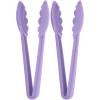 Mercer Culinary Hell’s Tools Hi-Heat Utility Tongs, 9.5 Inch, Black(Purple)