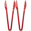 Mercer Culinary Hell’s Tools Hi-Heat Utility Tongs, 9.5 Inch, Black(Red)