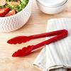 Mercer Culinary Hell’s Tools Hi-Heat Utility Tongs, 9.5 Inch, Black(Red)