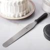 Mercer Culinary Straight Spatula, 12 Inch, Stainless Steel, Black(12 in)