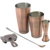 Barfly M37101 Basics Cocktail Set, 5-Piece, Stainless Steel(Antique Copper)