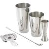 Barfly M37101 Basics Cocktail Set, 5-Piece, Stainless Steel(Stainless Steel)