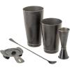 Barfly M37101 Basics Cocktail Set, 5-Piece, Stainless Steel(Vintage Black)
