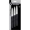 Mercer Culinary M23210 Millennia Black Handle, 10-Inch Wide Wavy Edge, Bread Knife(Slim Paring Knife)