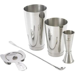 Barfly M37101 Basics Cocktail Set, 5-Piece, Stainless Steel(Stainless Steel)