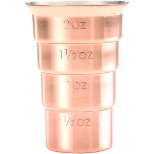 Barfly M37108 Drink Jigger, 2 oz, Stainless w/Handle(Copper w/out Handle)