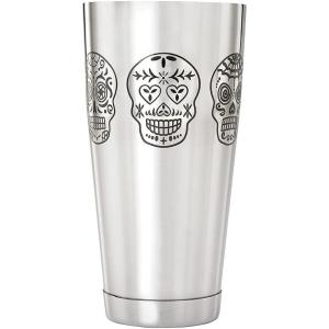 Barfly Soho Cocktail Shaker Tin Set (18 oz and 28 oz), Stainless,M37152(Day of the Dead)