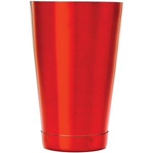 Barfly Soho Cocktail Shaker Tin Set (18 oz and 28 oz), Stainless,M37152(Red)