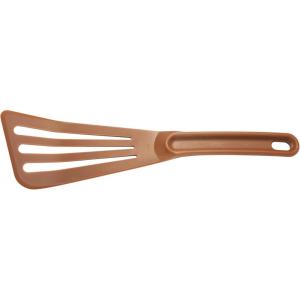 Mercer Culinary Hell’s Tools Hi-Heat Slotted Spatula, 12 Inch x 3.5 Inch, Green(Brown)