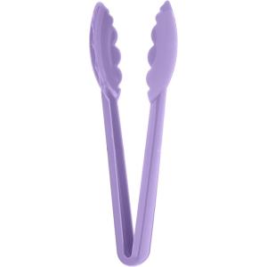 Mercer Culinary Hell’s Tools Hi-Heat Utility Tongs, 9.5 Inch, Black(Purple)