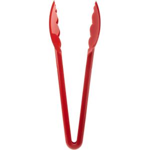 Mercer Culinary Hell’s Tools Hi-Heat Utility Tongs, 9.5 Inch, Black(Red)