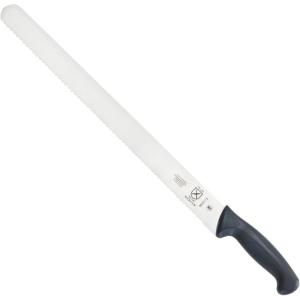 Mercer Culinary M23210 Millennia Black Handle, 10-Inch Wide Wavy Edge, Bread Knife(Wavy Edge Cake Slicer)