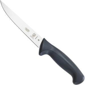 Mercer Culinary M23210 Millennia Black Handle, 10-Inch Wide Wavy Edge, Bread Knife(Wide Boning Knife)
