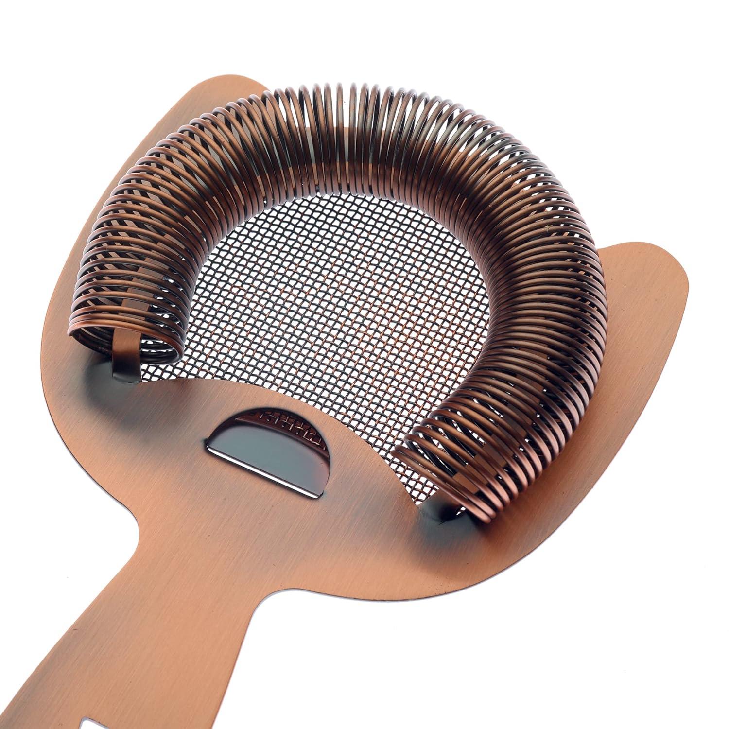 image:imageBarfly Fine Mesh Spring Strainer Stainless SteelAntique Copper