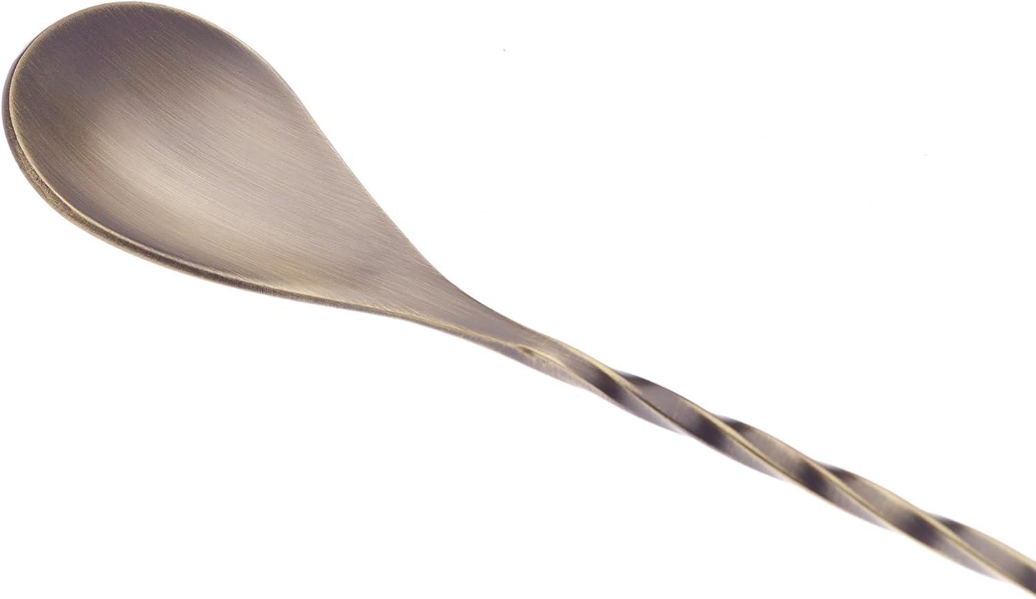 image:imageBarfly Teardrop Bar Spoon End 11 1316 30 cm Stainless SteelAntique Gold