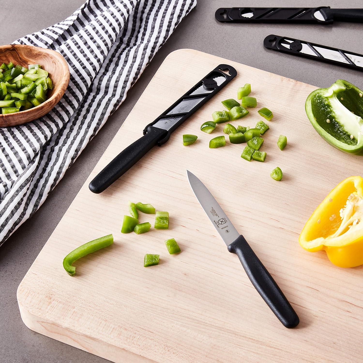 image:imageMercer Culinary Bar KnifeBlack 4 Plain Edge Pointed TipBlack