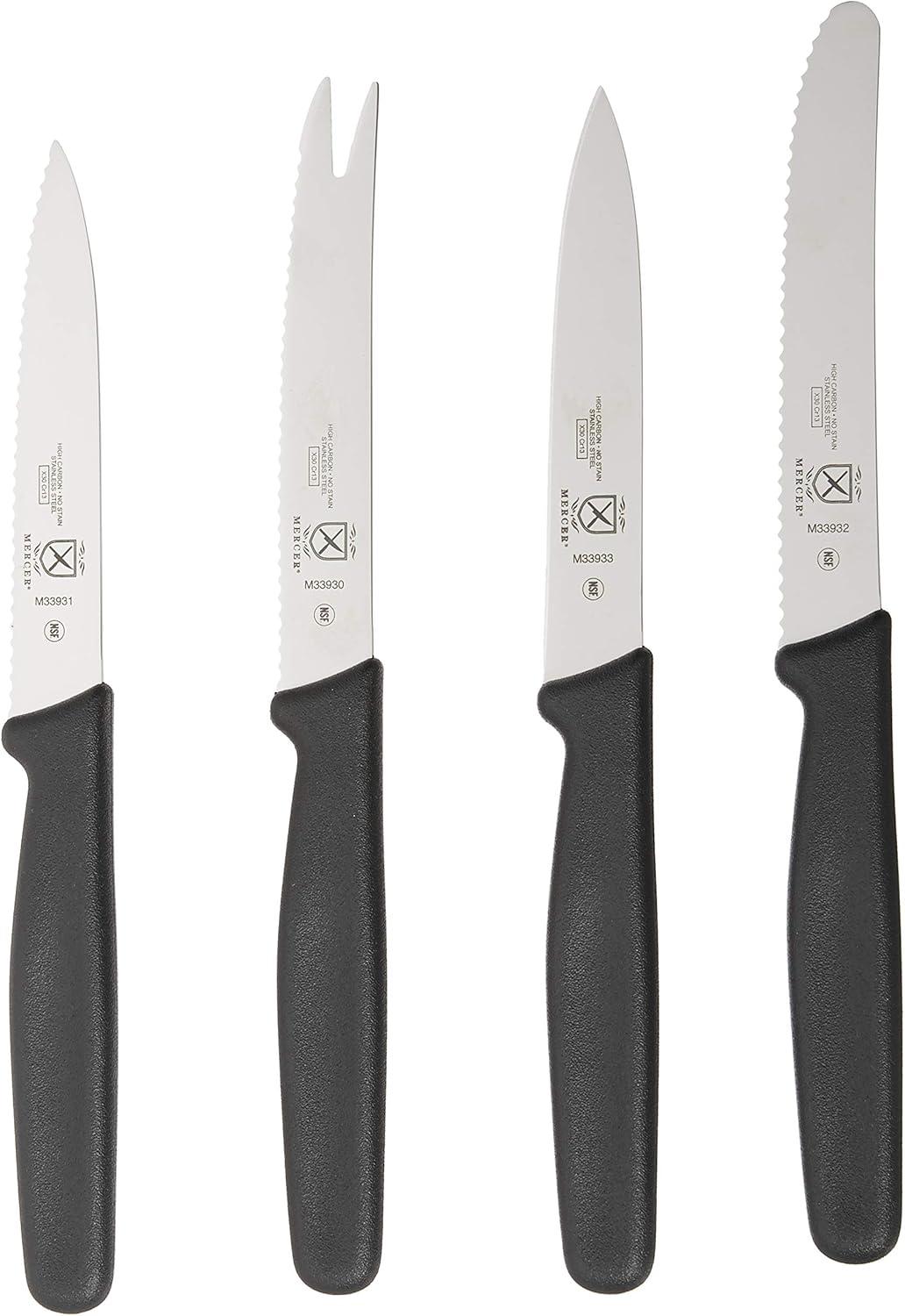 image:imageMercer Culinary Bar KnifeBlack 4 Plain Edge Pointed TipBlack