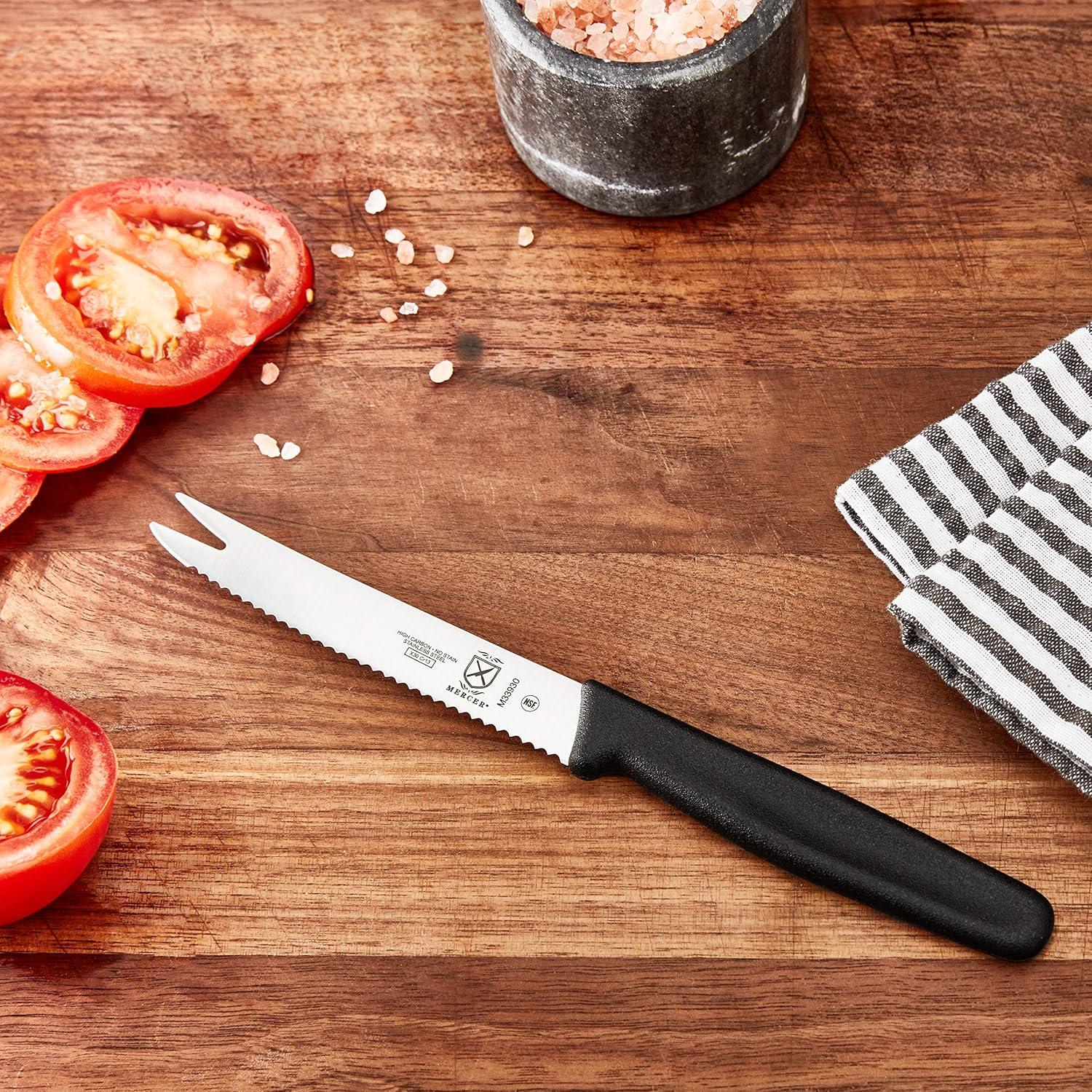 image:imageMercer Culinary Bar KnifeBlack 4 Plain Edge Pointed TipBlack