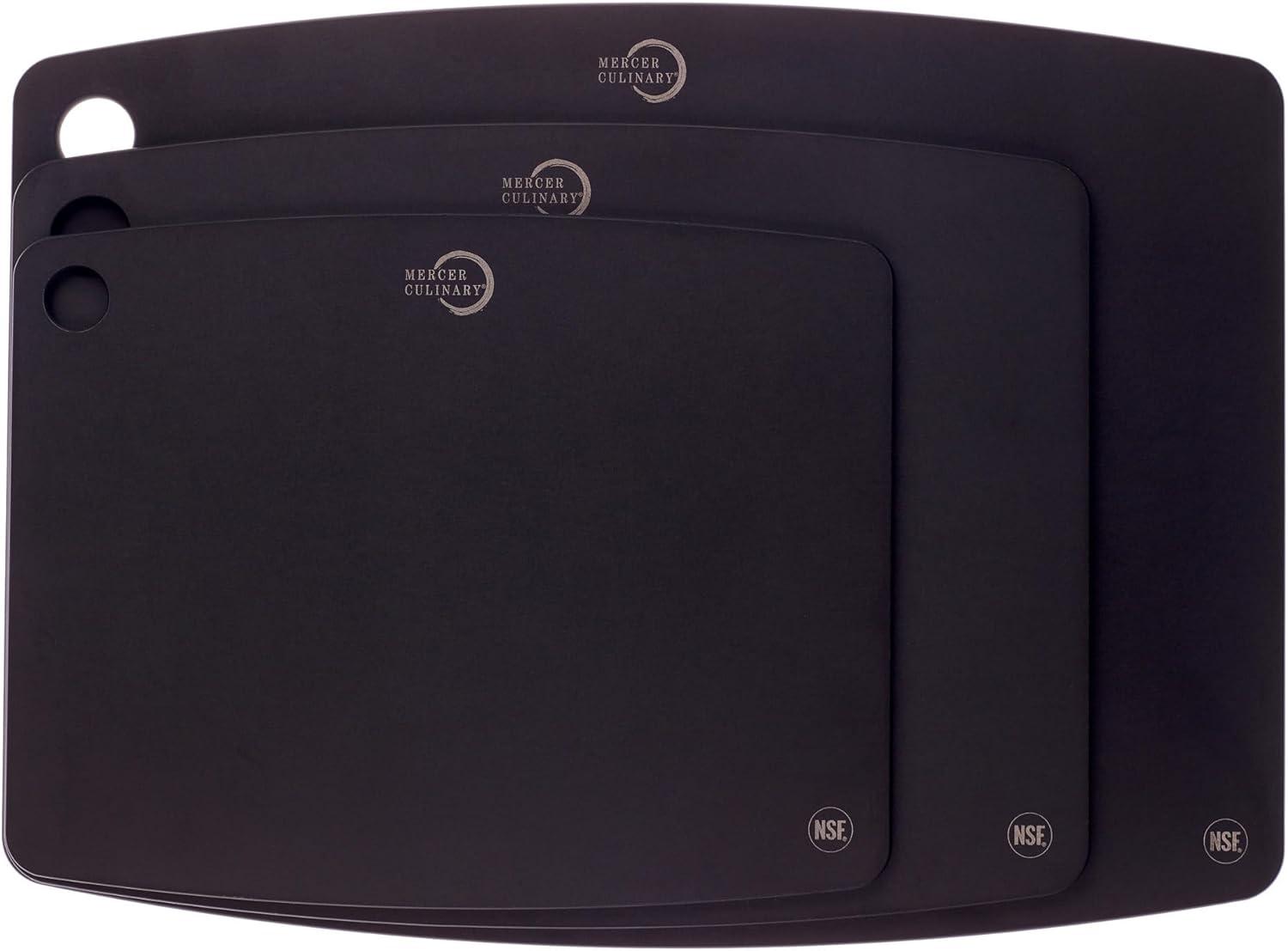 image:imageMercer Culinary Composite Cutting Board 14 916 x 10 1316 with Non Slip Feet and Juice Groove MediumBlack