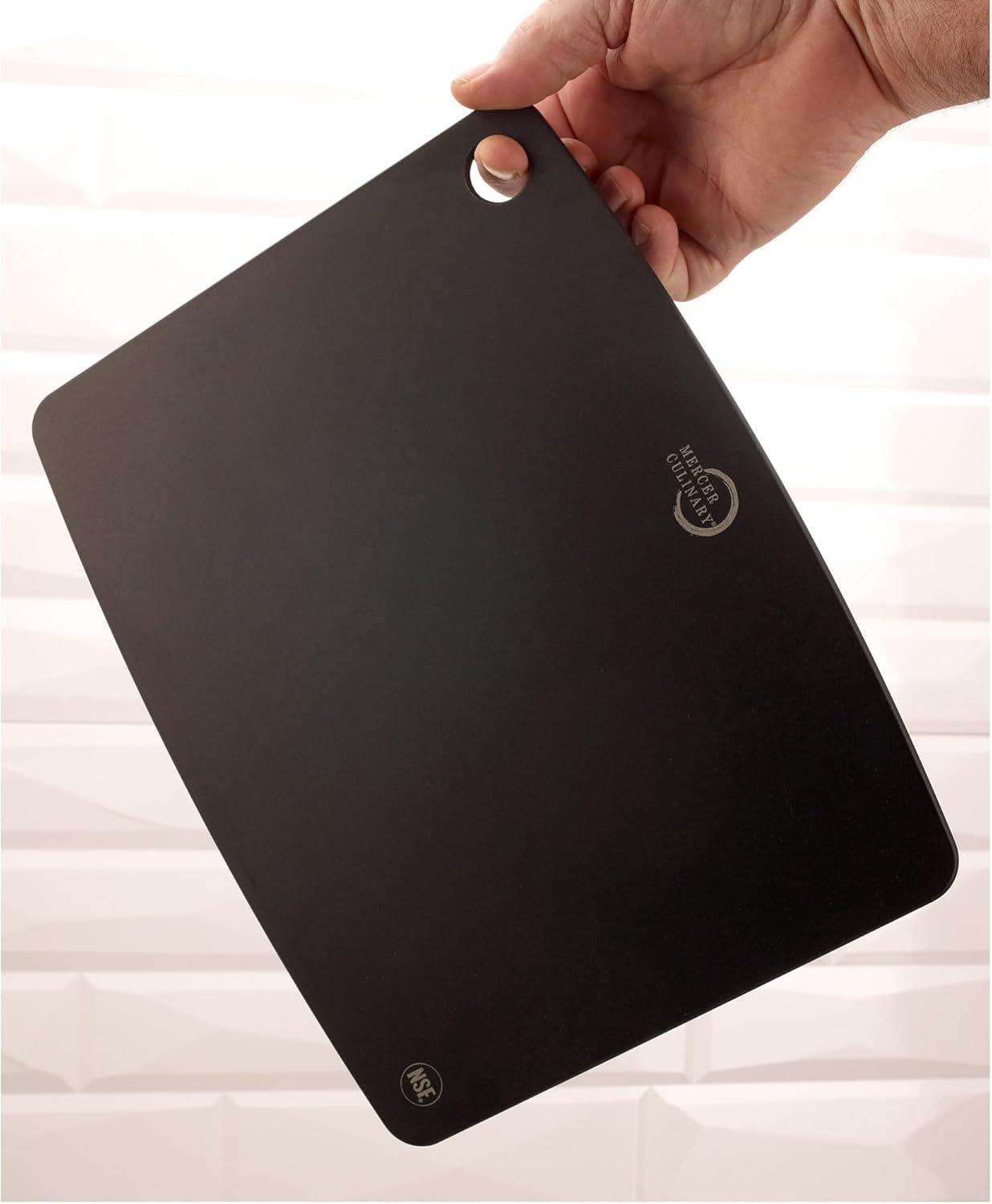 image:imageMercer Culinary Composite Cutting Board 14 916 x 10 1316 with Non Slip Feet and Juice Groove MediumBlack
