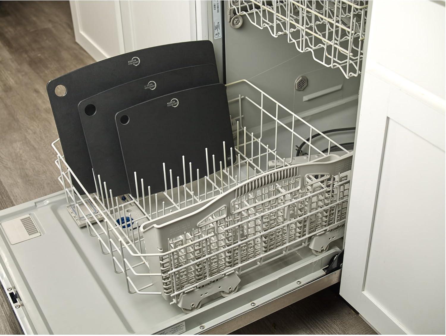 image:imageMercer Culinary Composite Cutting Board 14 916 x 10 1316 with Non Slip Feet and Juice Groove MediumBlack