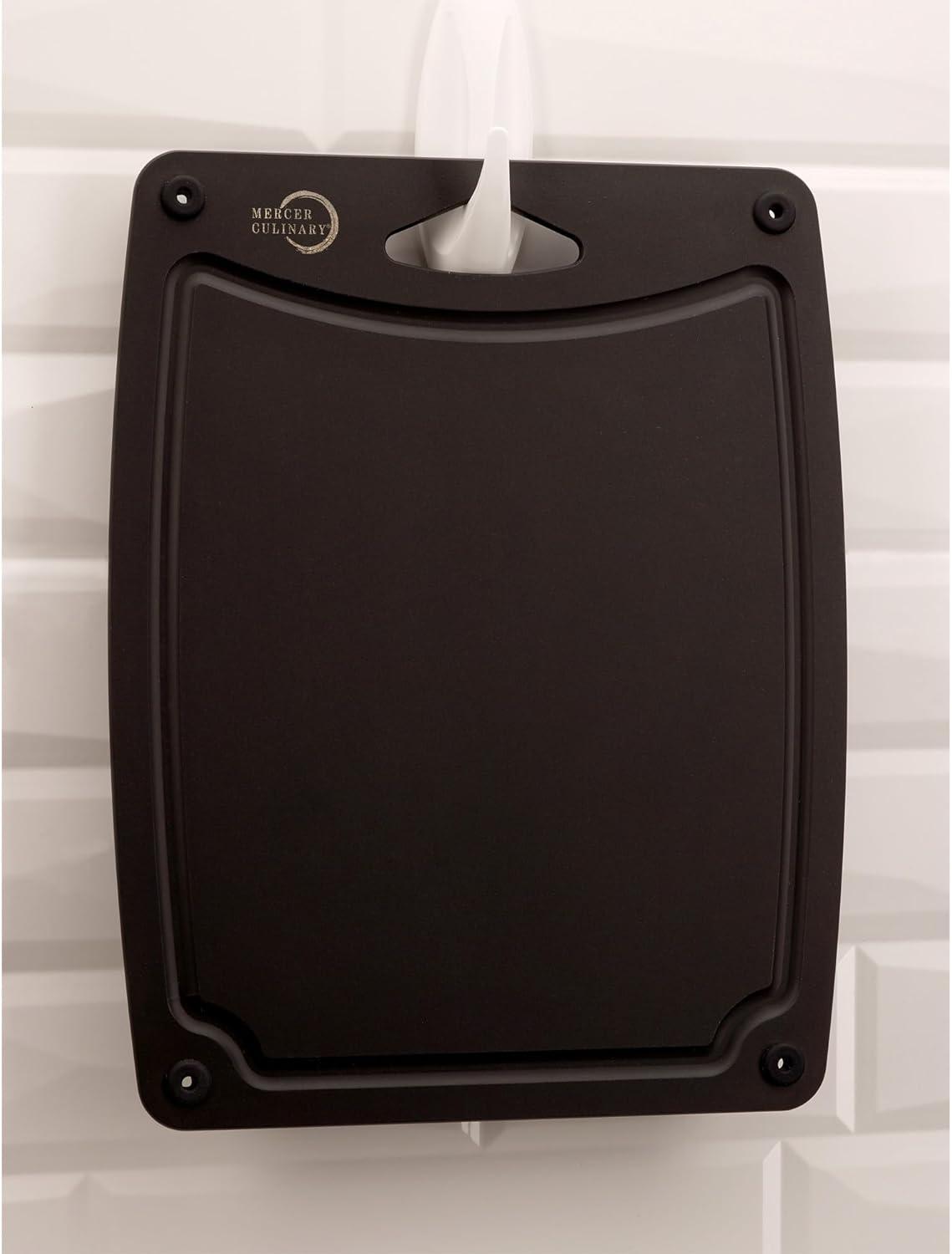 image:imageMercer Culinary Composite Cutting Board 14 916 x 10 1316 with Non Slip Feet and Juice Groove MediumBlack with Non Slip Feet and Juice Groove