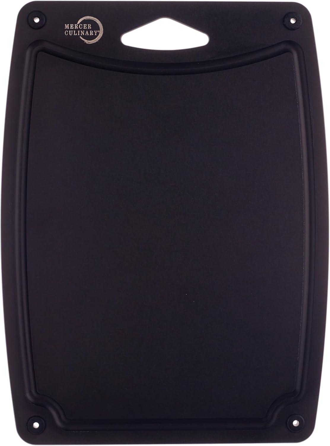 image:imageMercer Culinary Composite Cutting Board 14 916 x 10 1316 with Non Slip Feet and Juice Groove MediumBlack with Non Slip Feet and Juice Groove