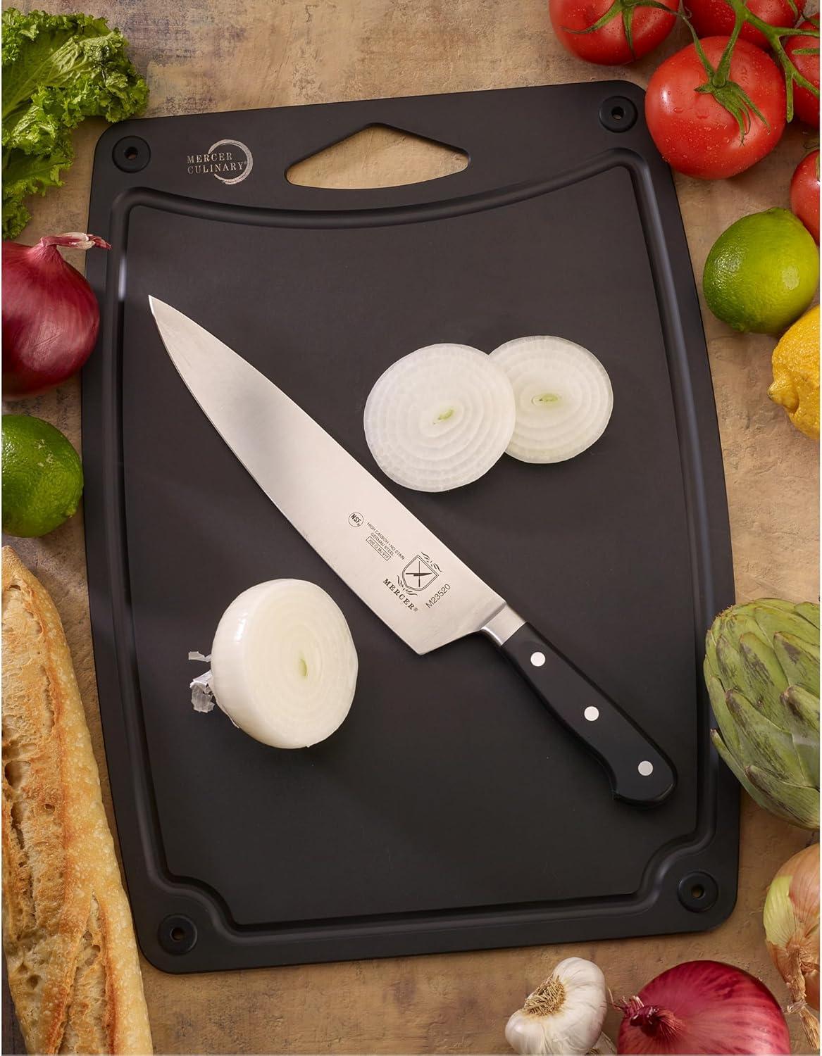 image:imageMercer Culinary Composite Cutting Board 14 916 x 10 1316 with Non Slip Feet and Juice Groove MediumBlack with Non Slip Feet and Juice Groove