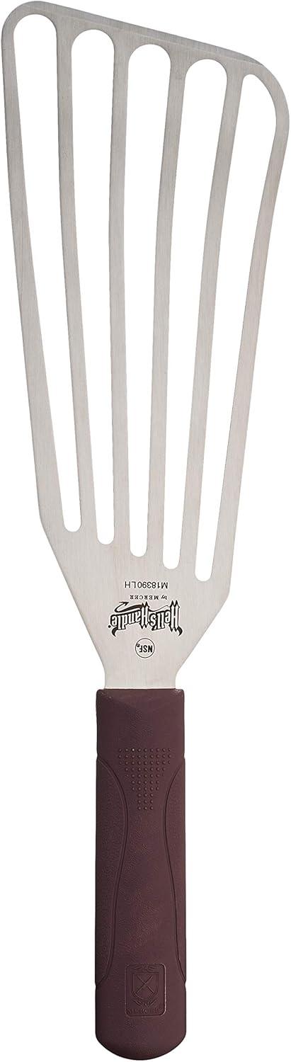 image:imageMercer Culinary Hells Handle 8Inch x 3Inch Turner Beveled Side EdgesLeft Handed Fish Turner