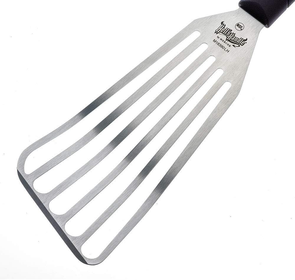 image:imageMercer Culinary Hells Handle 8Inch x 3Inch Turner Beveled Side EdgesLeft Handed Fish Turner
