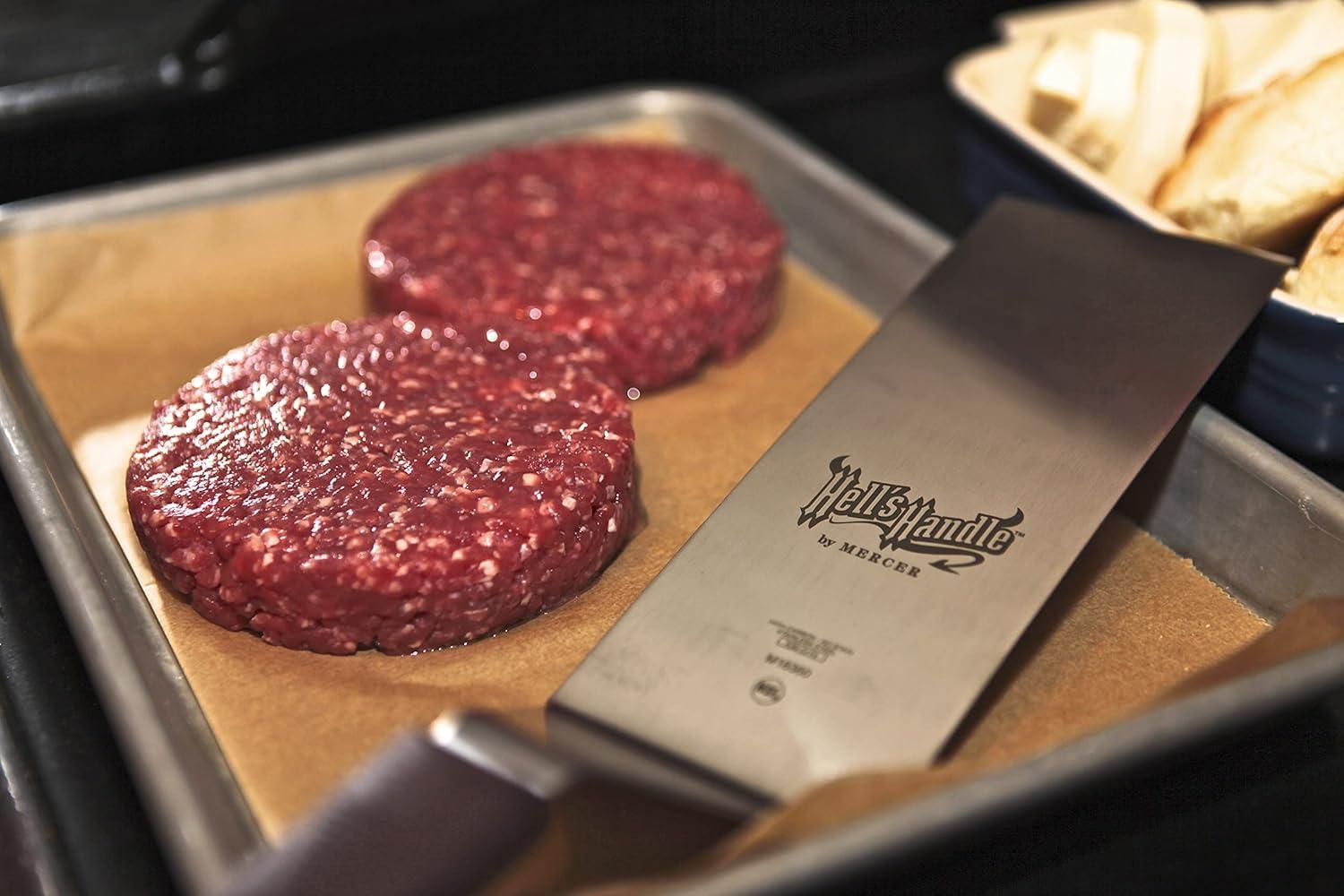 image:imageMercer Culinary Hells Handle 8Inch x 3Inch Turner Beveled Side EdgesSquare Edge Turner