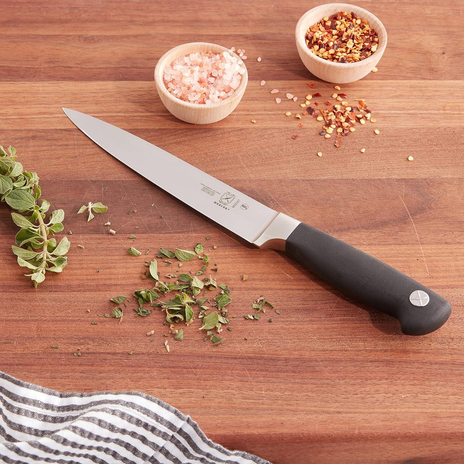 image:imageMercer Culinary M20003 Genesis 35Inch Paring KnifeBlackFillet Knife 7inch