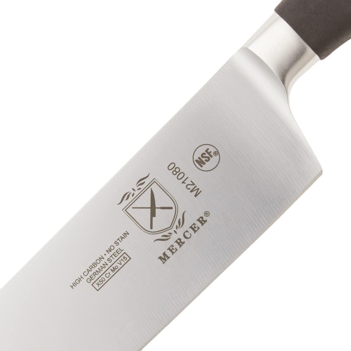 image:imageMercer Culinary M20003 Genesis 35Inch Paring KnifeBlackShort Bolster Chefs Knife 10inch