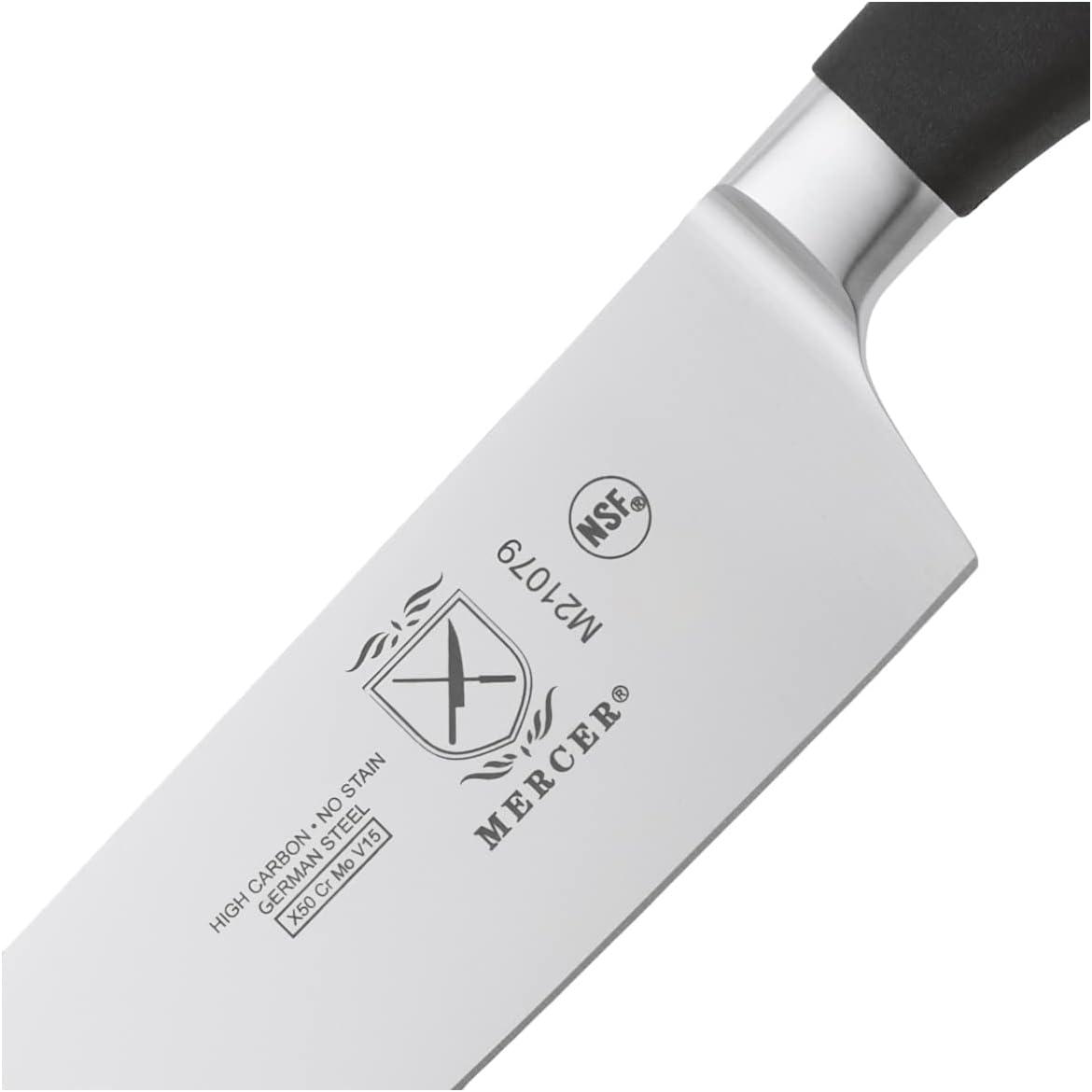 image:imageMercer Culinary M20003 Genesis 35Inch Paring KnifeBlackShort Bolster Chefs Knife 9inch