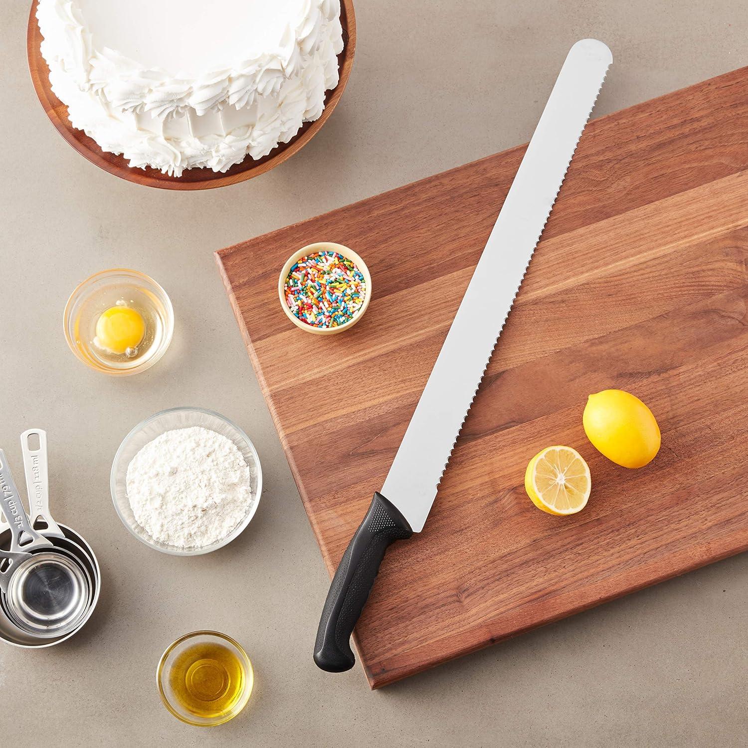image:imageMercer Culinary M23114 Millennia Black Handle 18Inch Wavy Edge Cake Slicer