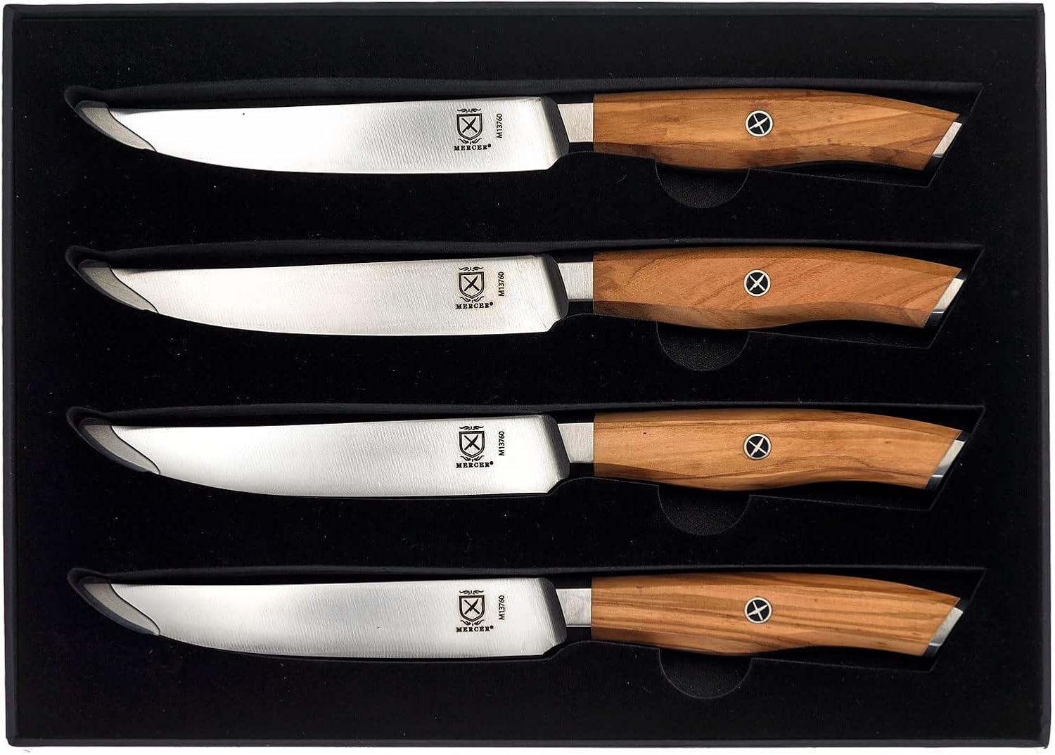 image:imageMercer Culinary M23510 Renaissance 8Inch Chefs KnifeOlive Wood Steak Knife
