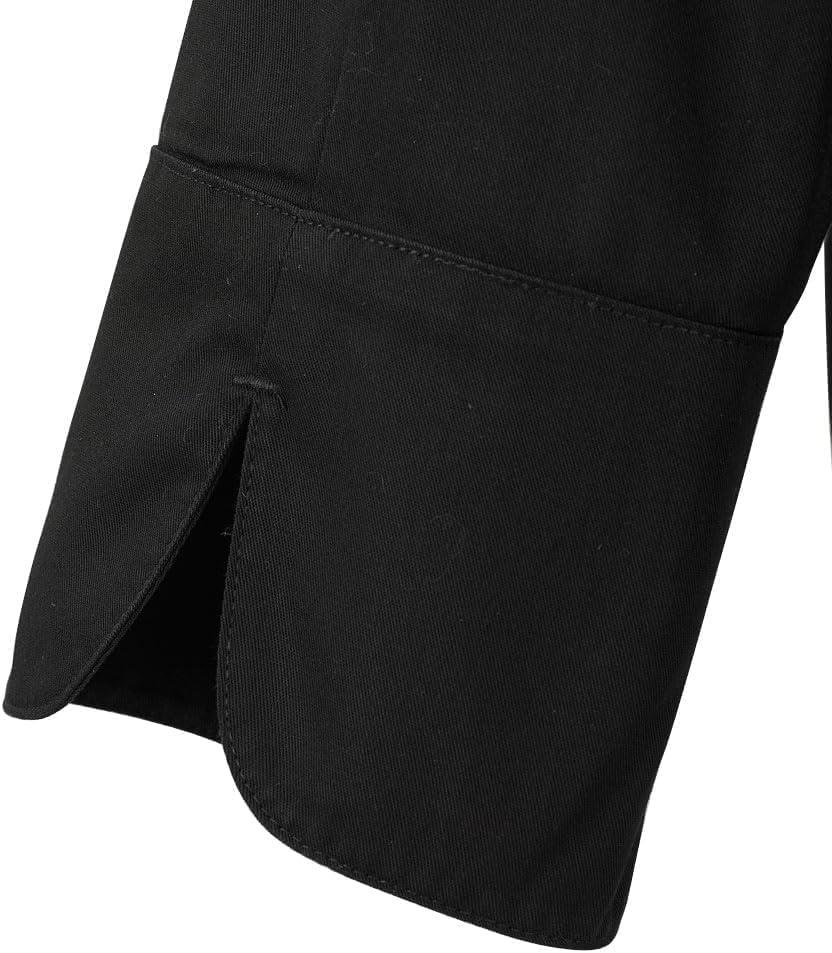 image:imageMercer Culinary M60010BKM Millennia Mens Cook Jacket with Traditional Buttons Medium BlackBlack
