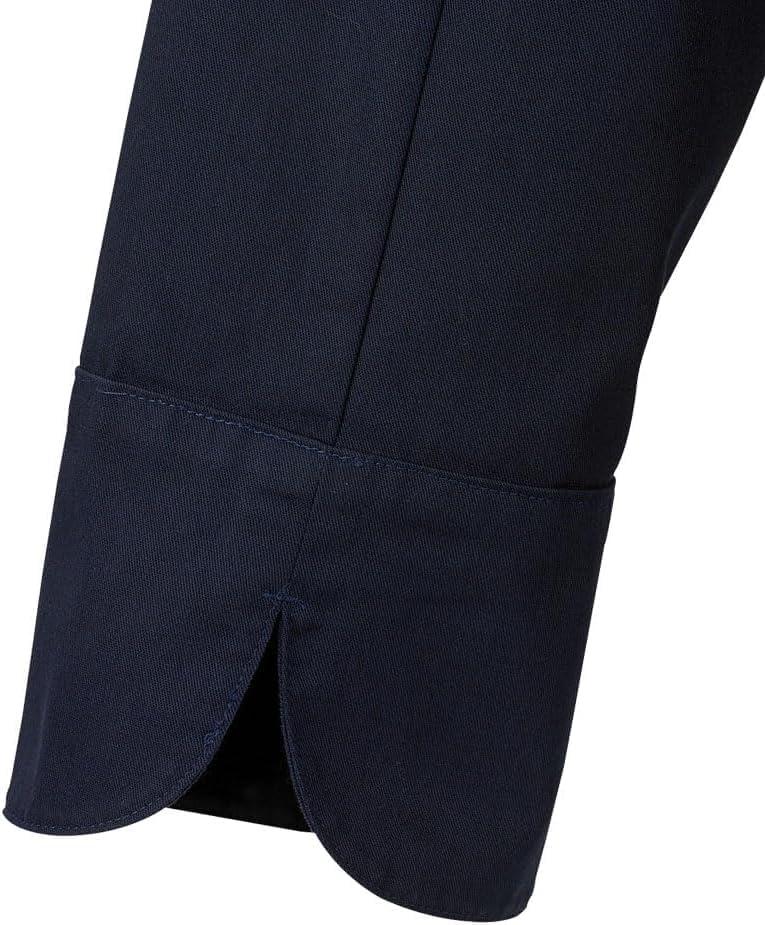 image:imageMercer Culinary M60010BKM Millennia Mens Cook Jacket with Traditional Buttons Medium BlackNavy Blue