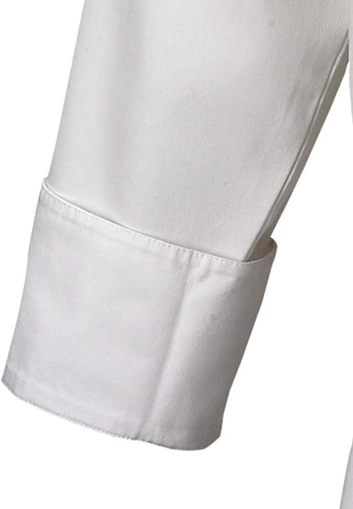 image:imageMercer Culinary M60010BKM Millennia Mens Cook Jacket with Traditional Buttons Medium BlackWhite