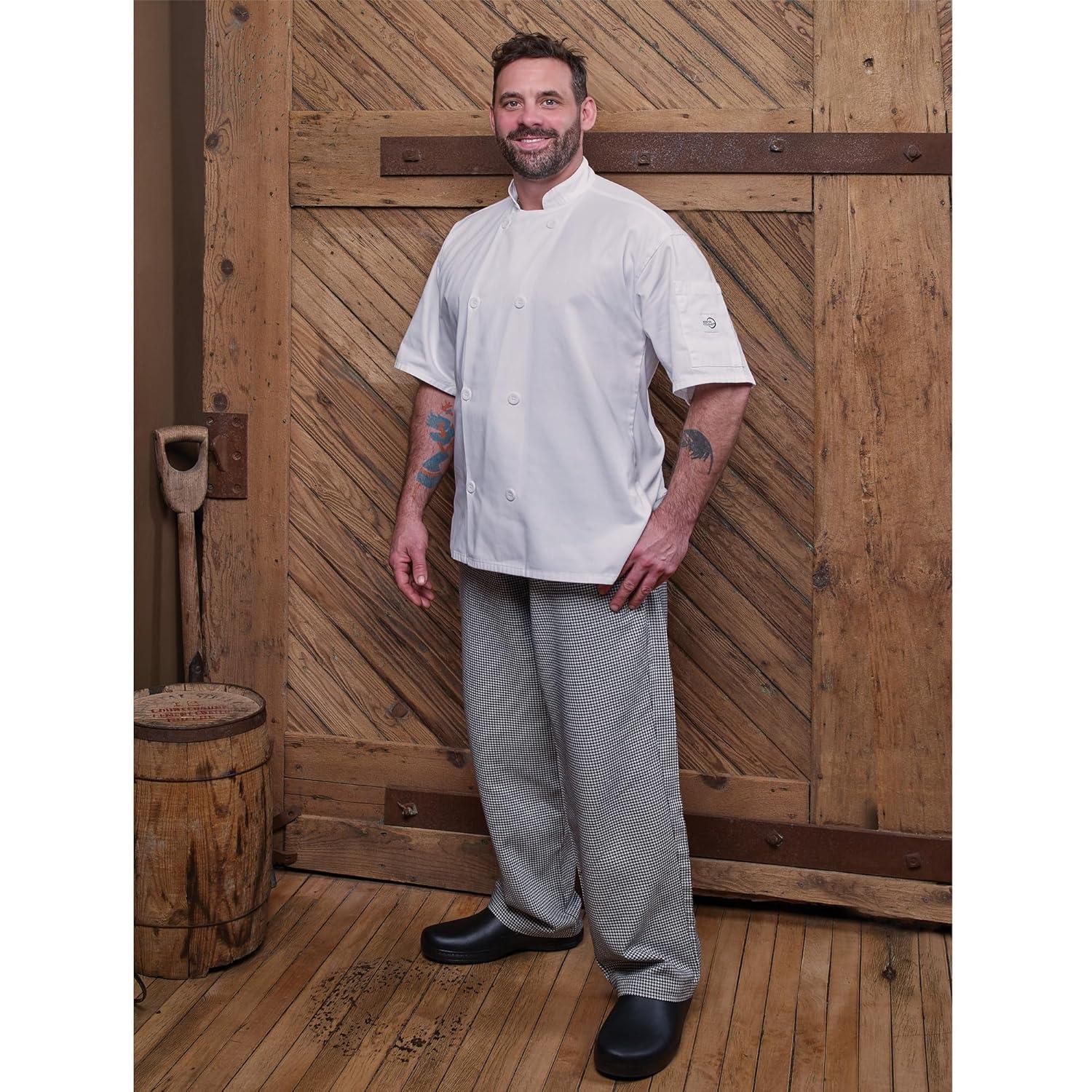 image:imageMercer Culinary M60050BK7X Millennia Mens Cooks Pants 7XLarge BlackBlackWhite