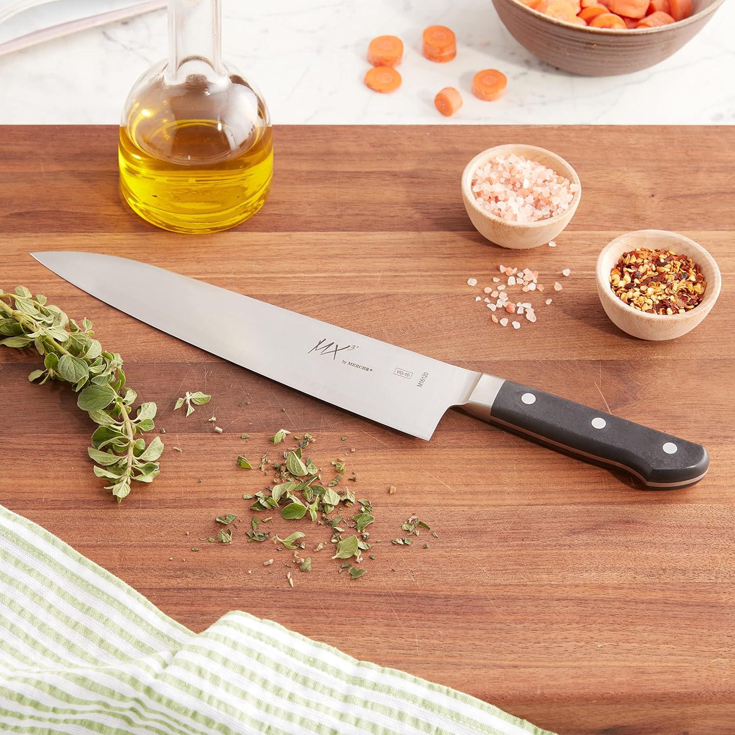 image:imageMercer Culinary MX3 Premium San Mai VG10 Steel Core Blade Gyuto Chef Knife 210mm 8 310 InchBlack94