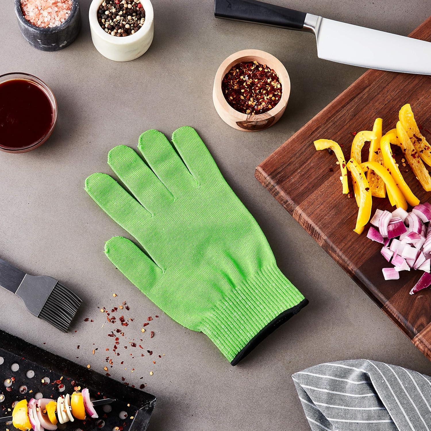 image:imageMercer Culinary Millennia Colors Level A4 Cut Glove Green Size SGreen Level A4