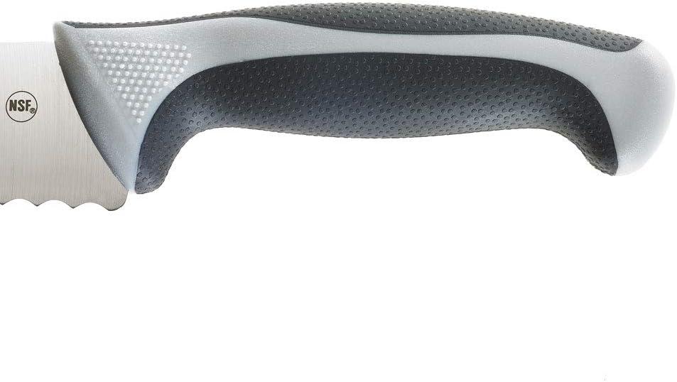 image:imageMercer Culinary Millennia Colors Stainless Steel Bread Knife 10Inch Wavy Edge Wide GrayBread Knife Wavy Edge Wide Gray 10