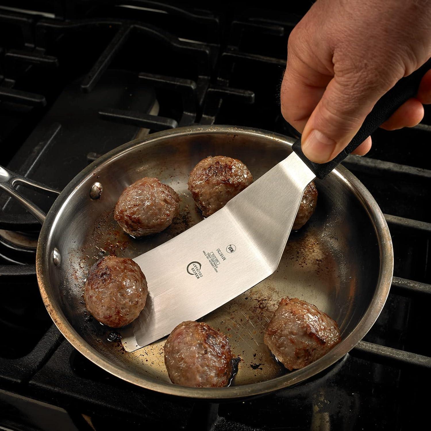 image:imageMercer Culinary Millennia Heavy Duty Turner Spatula 5 Inch x 3 Inch Blade Black HandleBlack