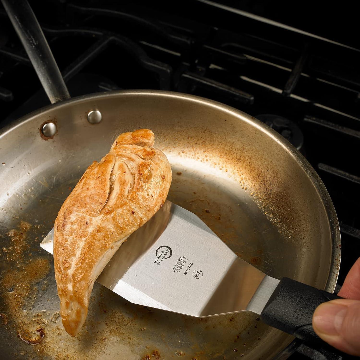 image:imageMercer Culinary Millennia Heavy Duty Turner Spatula 5 Inch x 3 Inch Blade Black HandleBlack