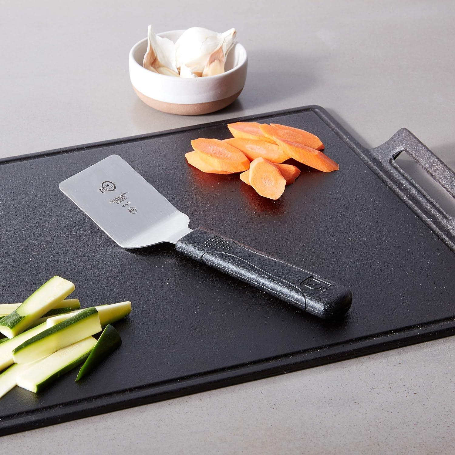 image:imageMercer Culinary Millennia Heavy Duty Turner Spatula 5 Inch x 3 Inch Blade Black HandleBlack