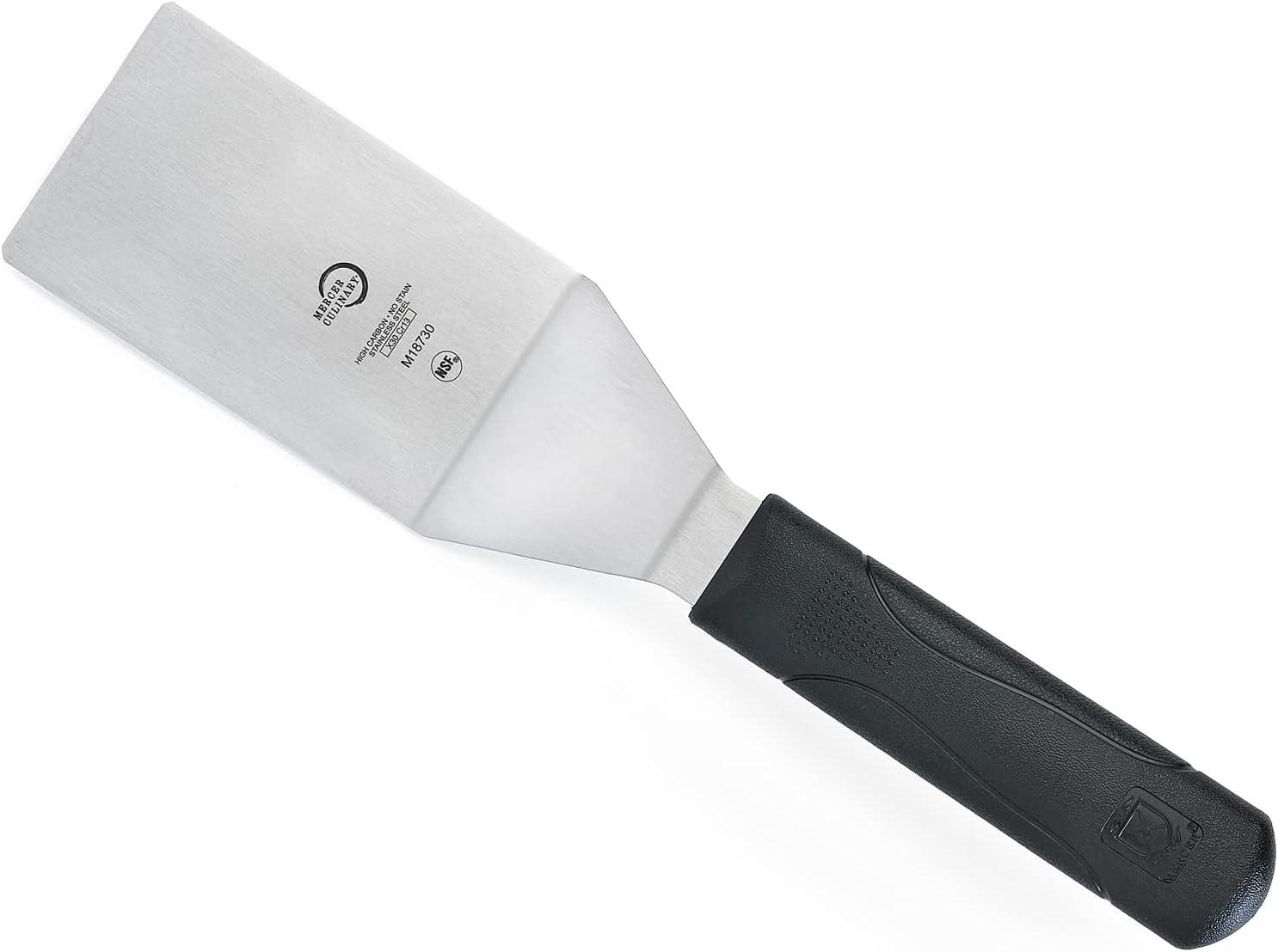 image:imageMercer Culinary Millennia Heavy Duty Turner Spatula 5 Inch x 3 Inch Blade Black HandleBlack